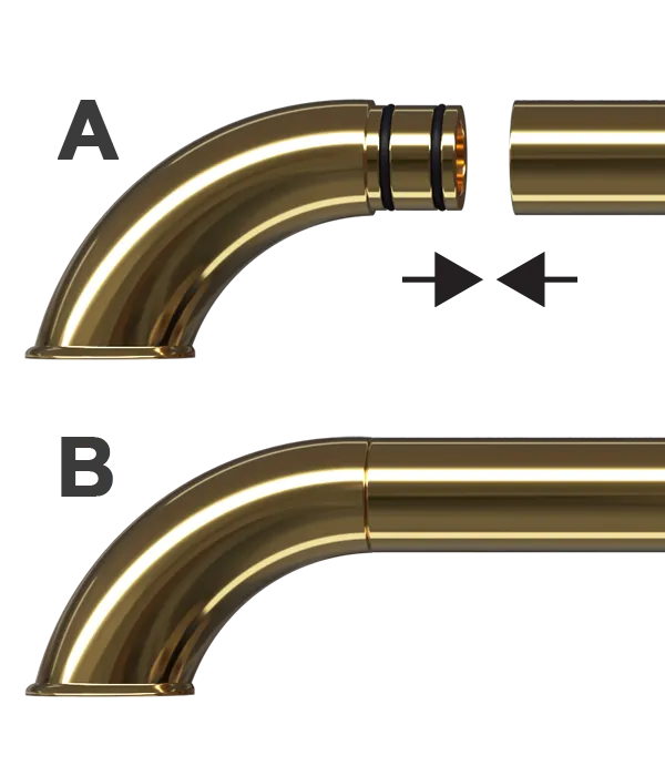 Handrail Bracket - Gold