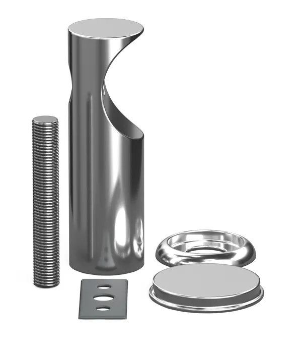 Küpeşte Alttan Kurt Ağzı - Krom