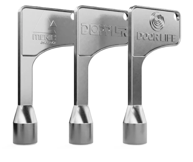 LiftKeys Mühürlü Gelecek - Büyük üreticiler için logolu, kalıptan işlemeli döküm asansör anahtarı