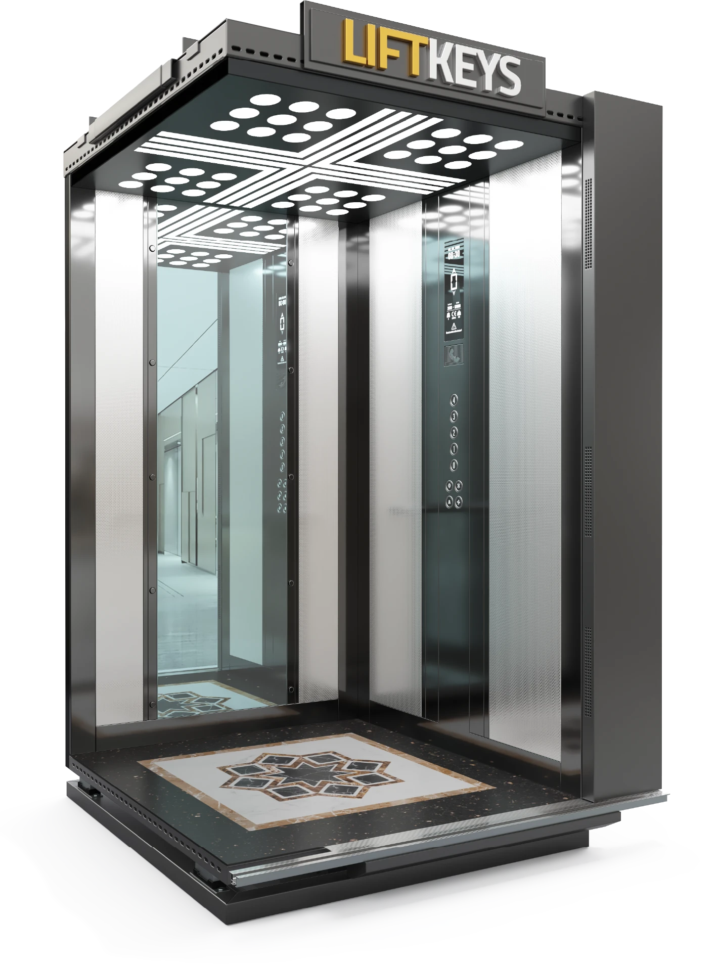 Asansör kabini küpeşte montaj genişliği ölçü alımı