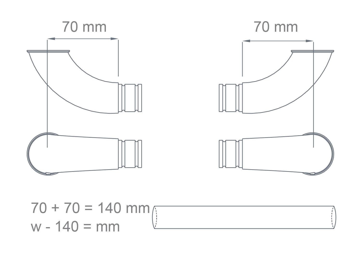 Küpeşte dirsek kesim payı hesaplama şeması