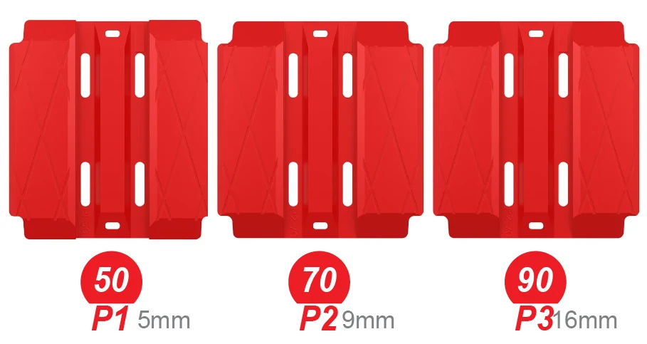 LiftKeys 50mm, 70mm, 90mm Paten Ölçüleri