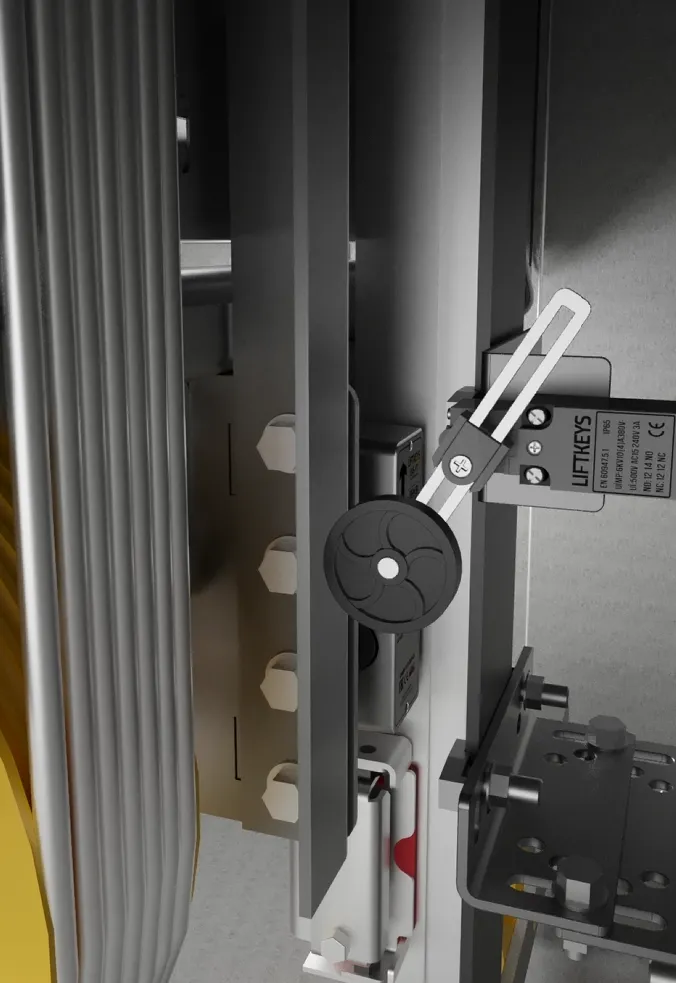 Makaralı Switch Montajı - Asansör Ray Sistemi Üzerinde Sınır Kesici Uygulaması