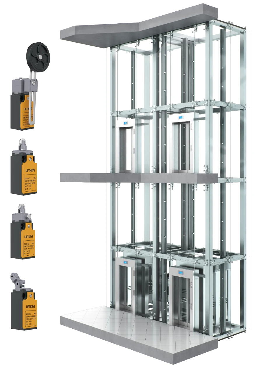 Asansör Switch Sistemleri Kullanım Alanları ve Güvenlik Noktaları Şeması