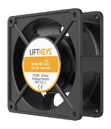 LiftKeys Kare Asansör Tavan Fanı - Aksiyel Fan