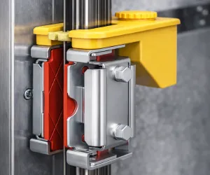 Titreşimi önleyen 3 yönlü kauçuk yapılı, ayarlanabilir asansör paten bloğu ve guide shoes